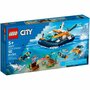 Конструктор LEGO City Explorer Diving Boat 60377