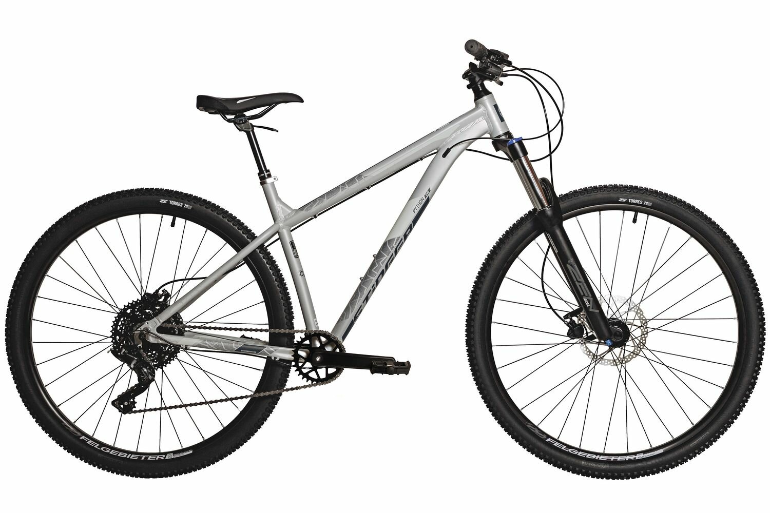 Велосипед Stinger Python Evo 29" (2023) (Велосипед STINGER 29" PYTHON EVO серый, алюминий, размер 18")