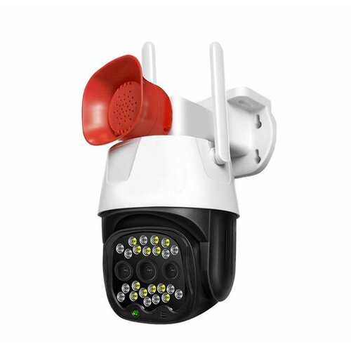 Камера видеонаблюдения 5МП Wi-Fi беспроводная с микрофоном и ночной съёмкойповоротная видеокамера для дома и улицы 310000₽