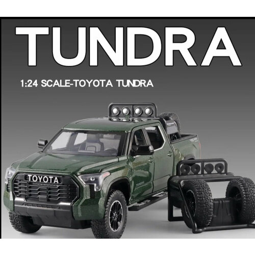 Коллекционная масштабная модель Toyota Tundra 1:24 (металл, свет, звук)