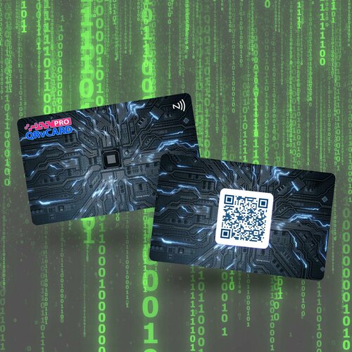 Умная электронная визитка на NFC-карте с бесплатной виртуальной картой электронная цифровая визитка эго с qr кодом и nfc меткой
