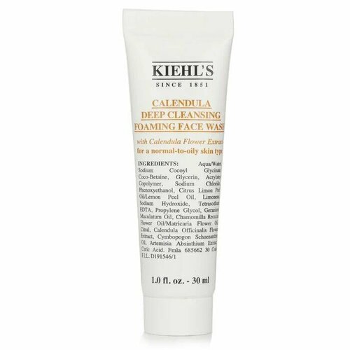Гель-пенка для умывания мини-формат KIEHL'S Since 1851 Calendula Deep Cleansing Foaming Face Wash 30ml