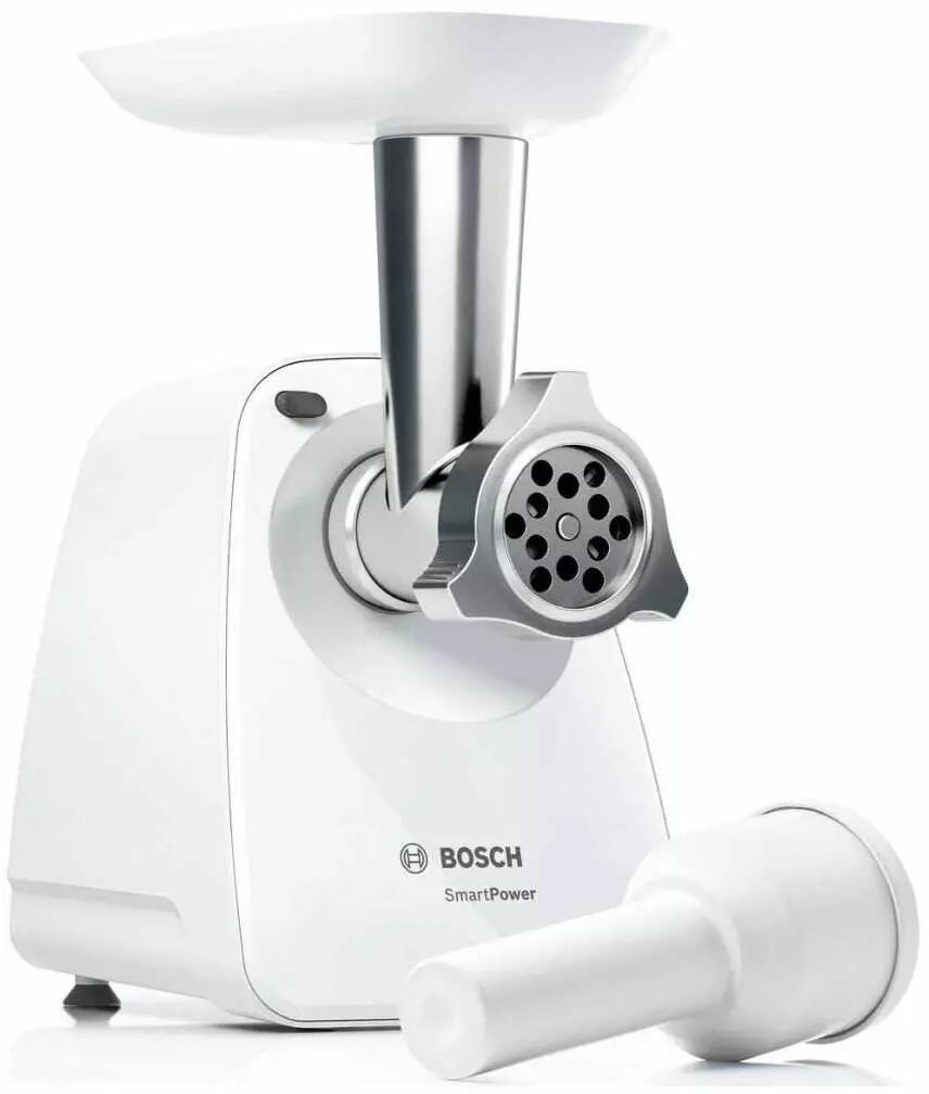 Мясорубка для дома Bosch Smart Power MFW2500W, 1500Вт, белый