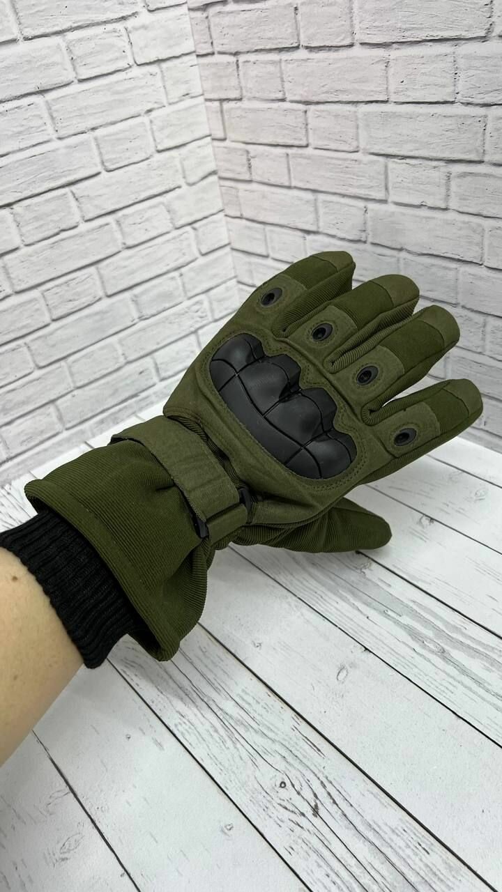 Перчатки  для мужчин, размер OneSize, зеленый — фото 1