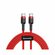 Кабель Baseus Cafule USB Type-C - USB Type-C (CATKLF-G09) 1м крас...
