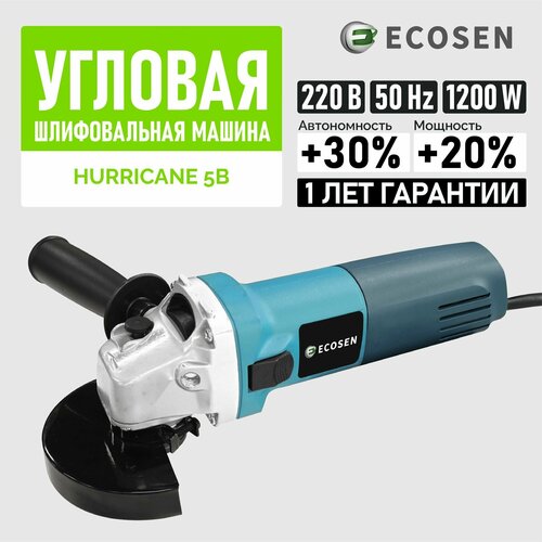 Болгарка 125 с регулировкой оборотов 1200W УШМ для резки полировки шлифования по металлу стеклу бетону 2228₽