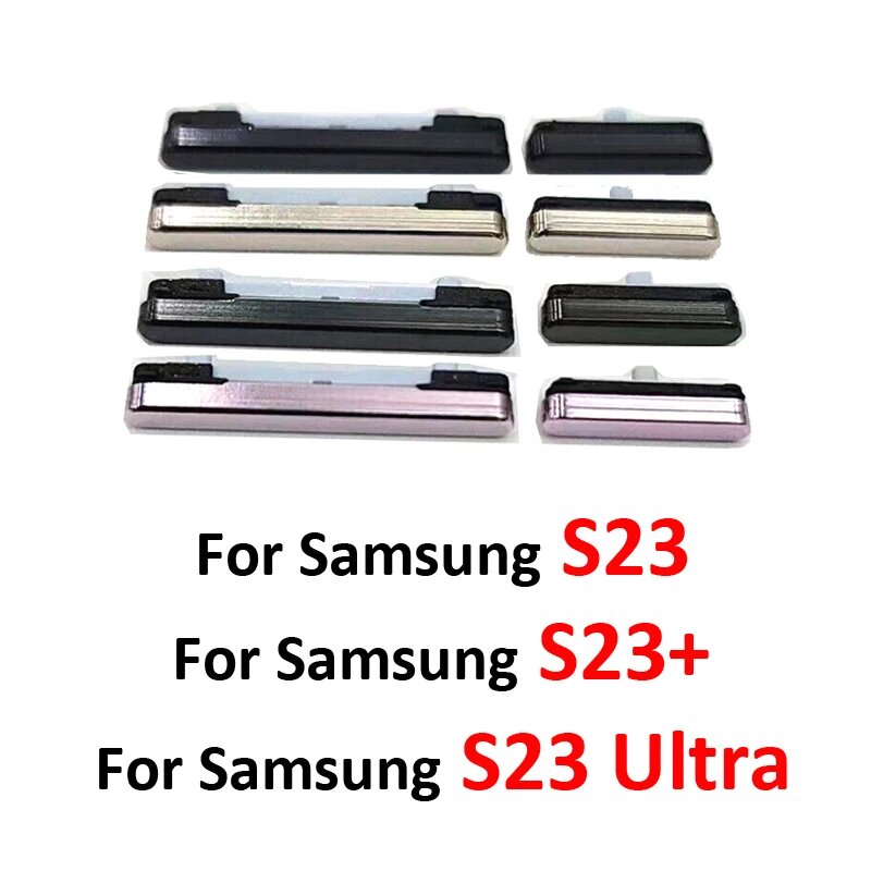 Кнопка громкости телефона для Samsung Galaxy S23 Ultra S23 + Plus новый корпус внешний ВКЛ./Выкл боковой ключ S911 S916 S918 S23 Ultra Gold