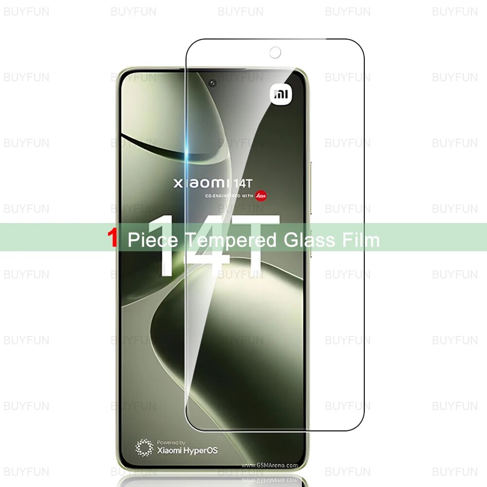 Закаленное стекло 9H для Xiaomi 14T Pro 2024, 6,67 дюйма, прозрачная пленка Mi 14 T 14Tpro Xiaomi14T Mi14T, защитная пленка для экрана от царапин, Clear-1Pcs, Закаленное стекло, for Xiaomi 14T
