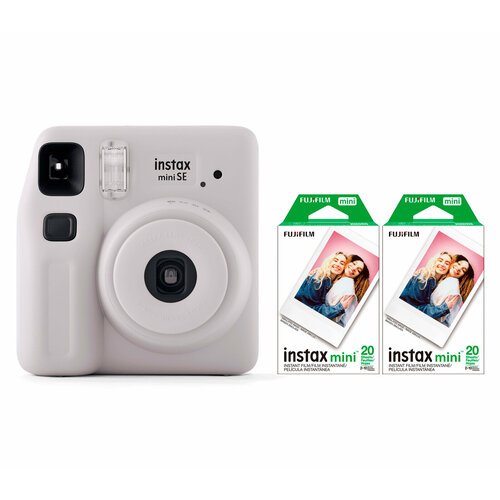 Фотоаппарат моментальной печати Fujifilm Instax MINI SE Joy Pack серый 20590₽