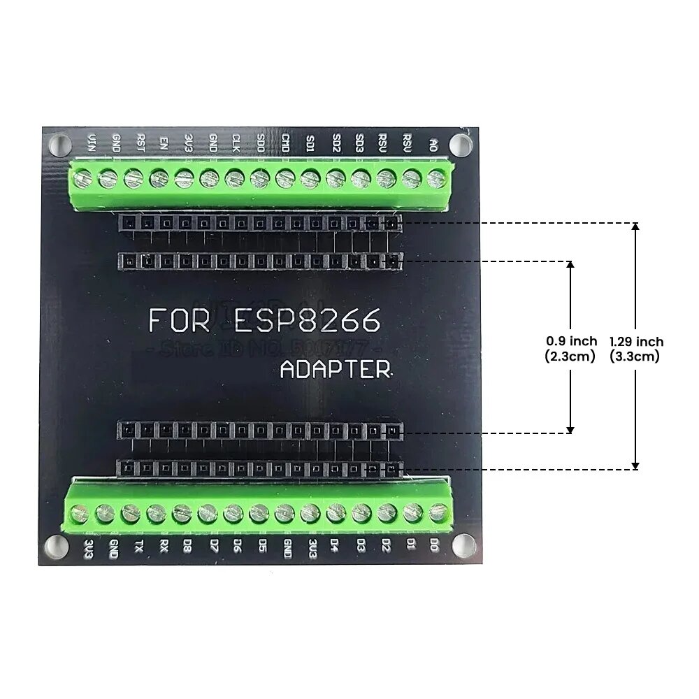 ESP32 Expansion Board модуль 30-контактный / 38-контактный GPIO 1 на 2
