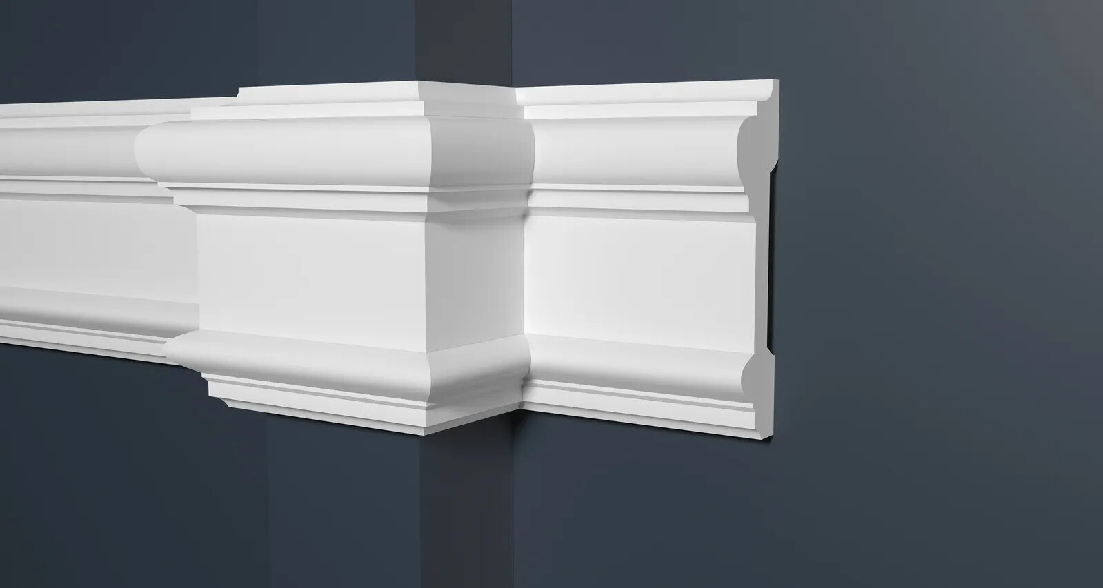 Молдинг Decor Dizain DD601 дюрополимерный влагостойкий под покраску длина 2 м 1 шт.
