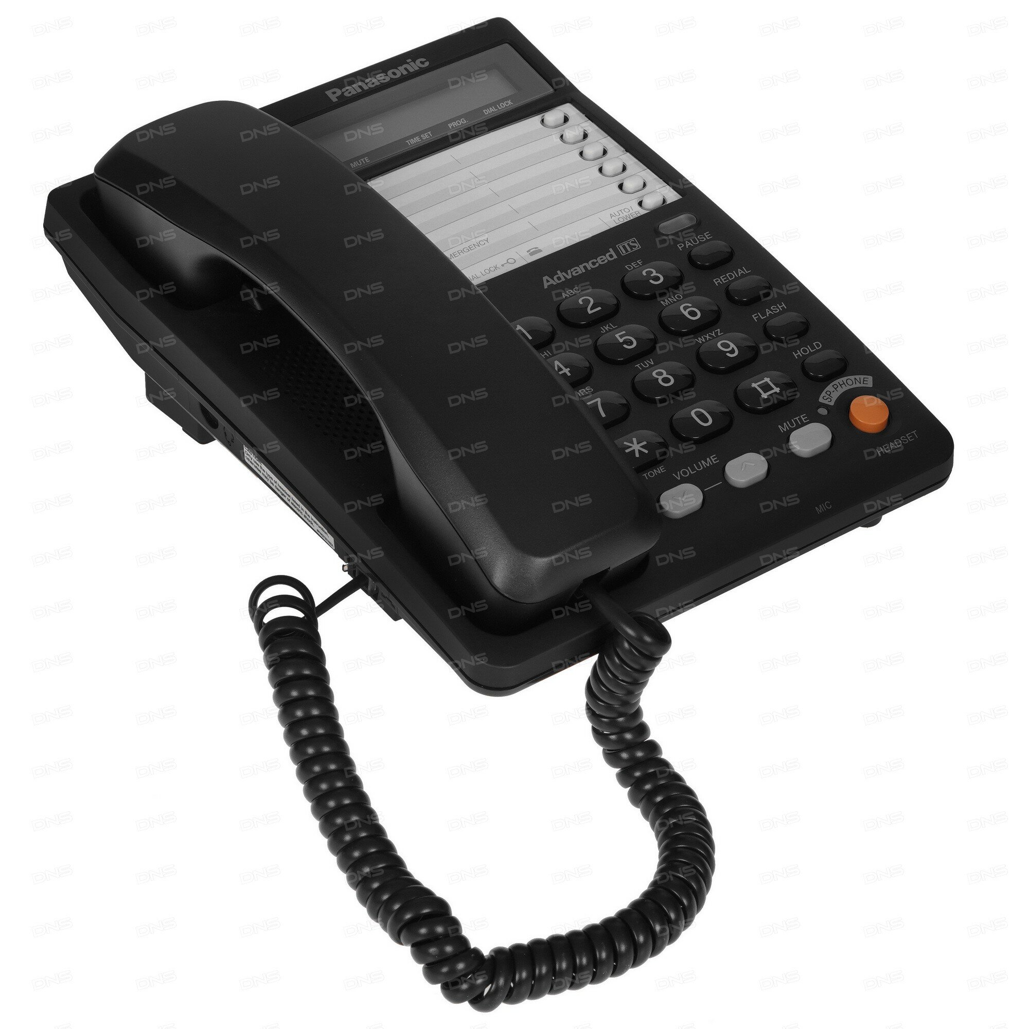 Телефон проводной Panasonic KX-TS2365RUB