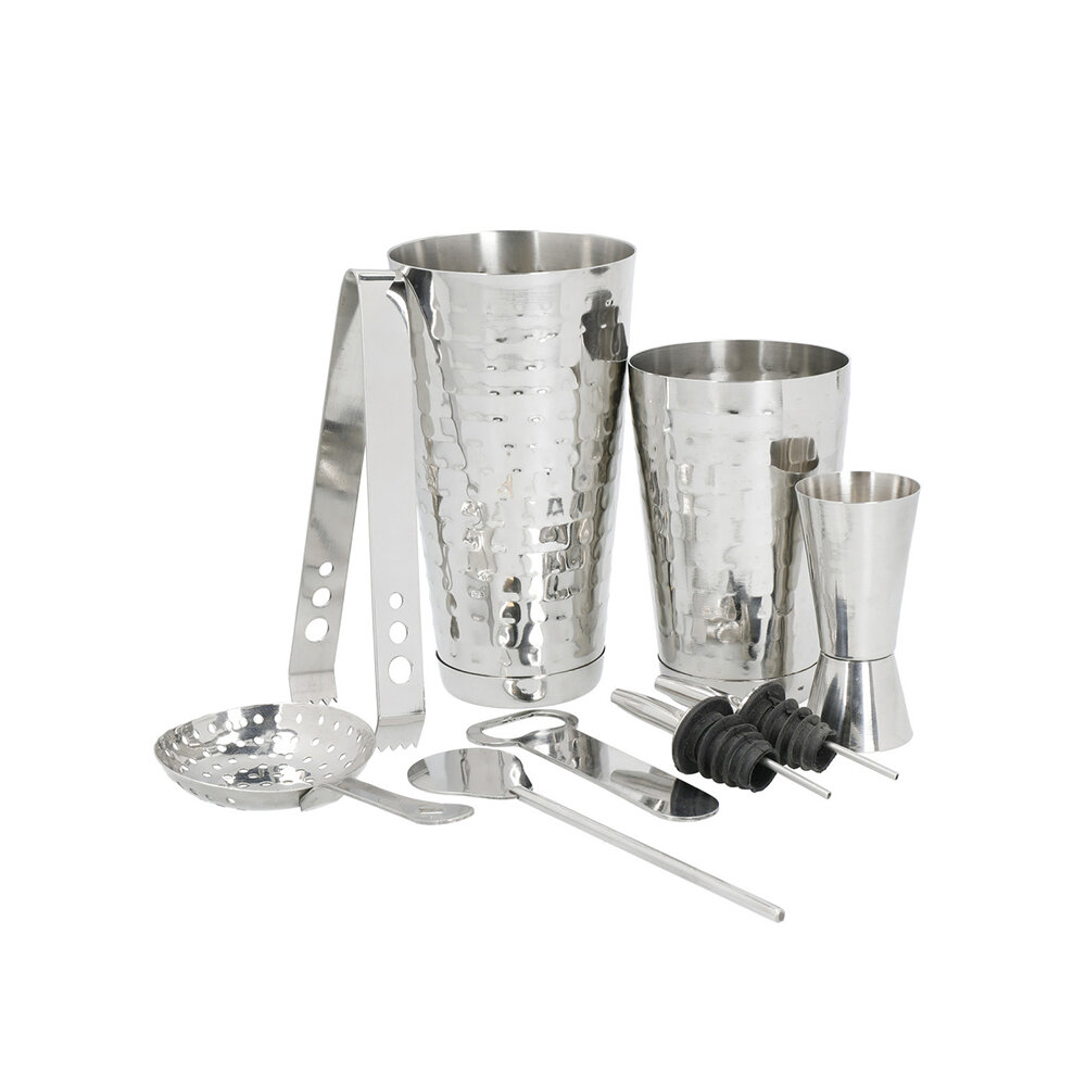 Набор барных аксессуаров Bar Craft, нержавеющая сталь с покрытием, Kitchen Craft, BCBARSET8PC