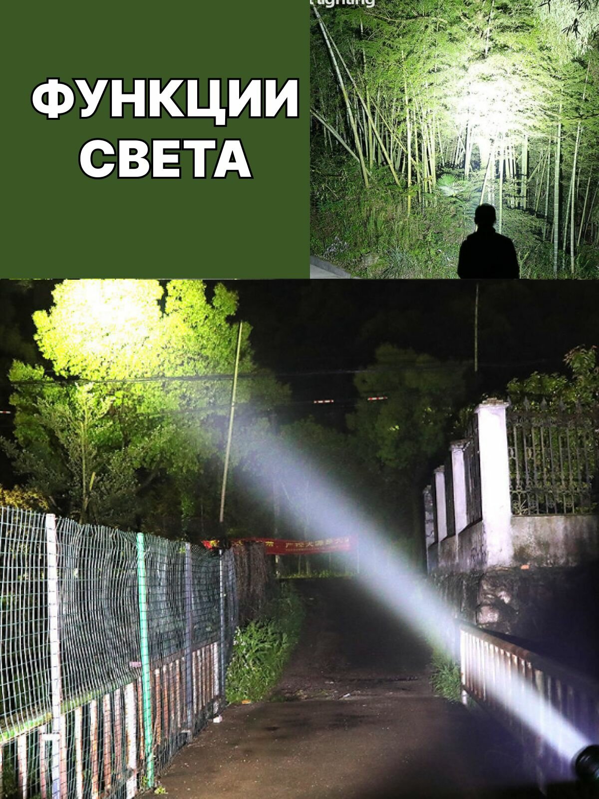 Фонарик спецназ, яркий, мощный, дальнего действия, перезаряжаемый, регулируемый зум. — фото 1