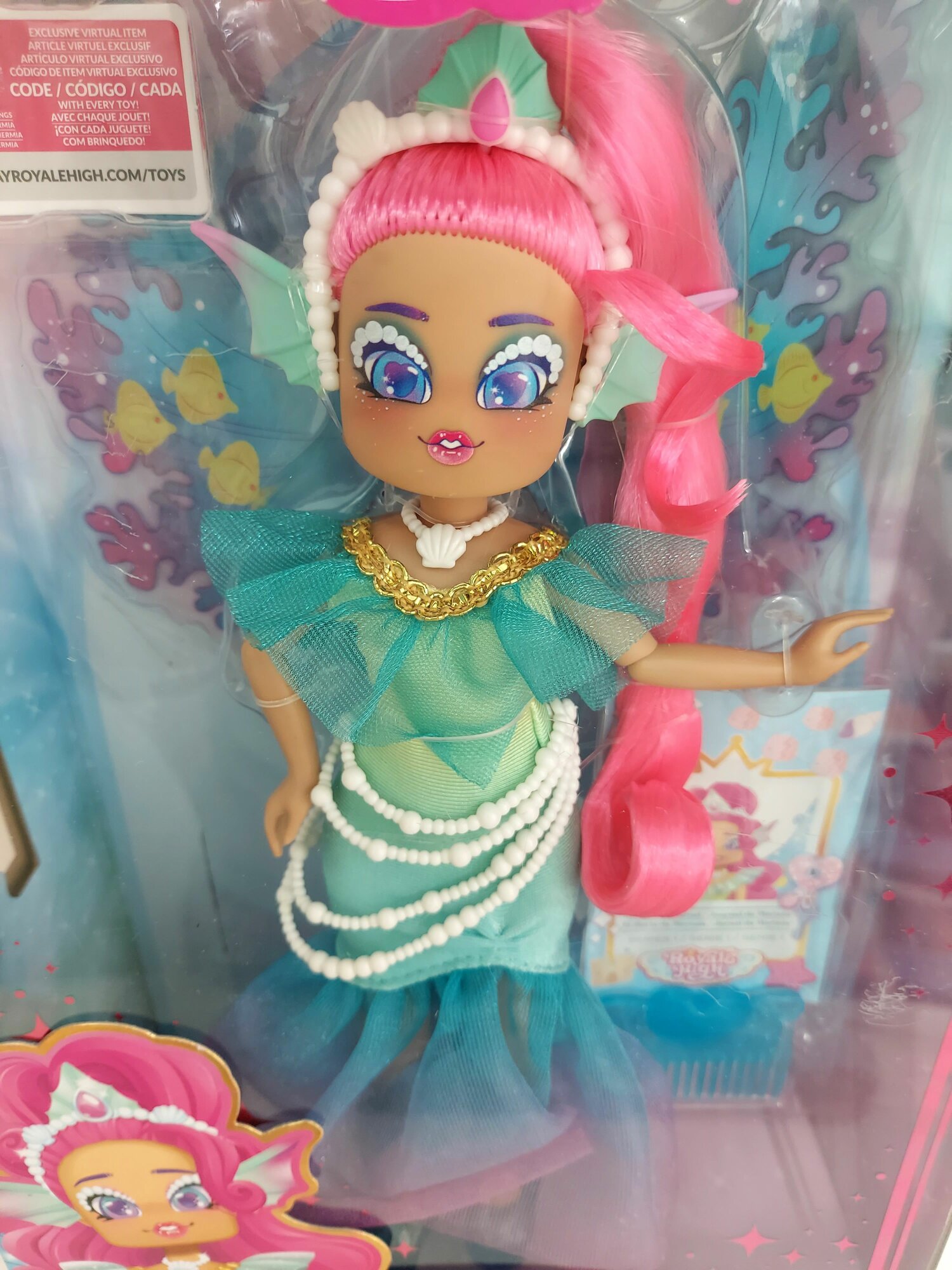 Кукла Jazwares Roblox Royale High Roblox Mermia the Water Fairy Роблокс Роял Хай Мермиа Водная фея — фото 1