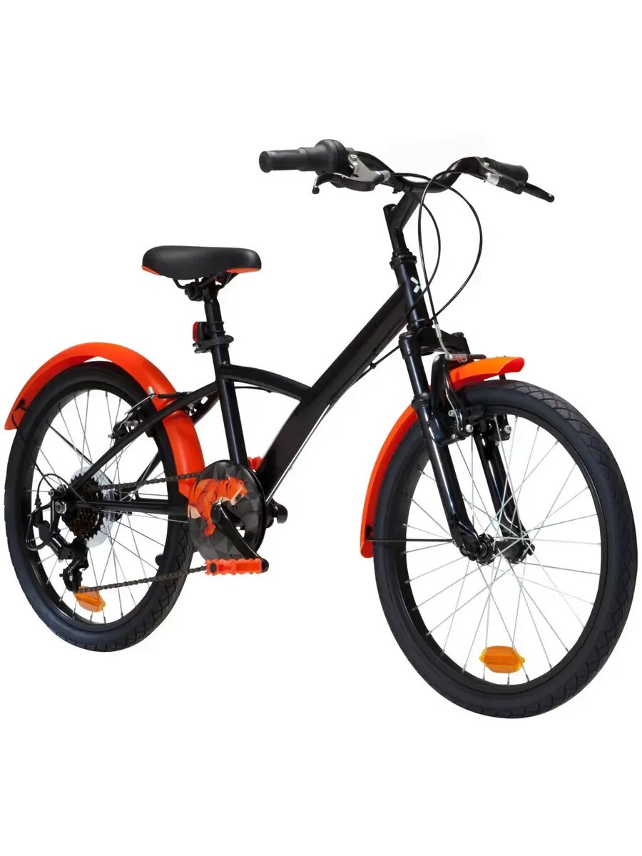 Велосипед 20 детский черный Btwin ORIGINAL 500S