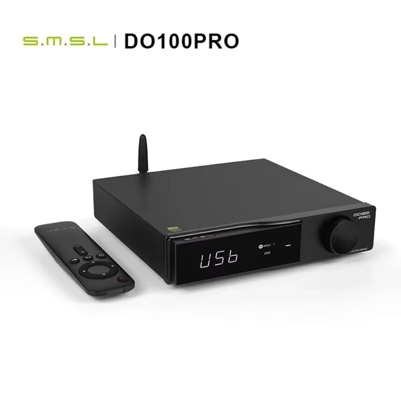 SMSL DO100 PRO ЦАП Hi-Res MQA Dual ES9039Q2M Декодер Bluetooth5.1 DSD512 OPA1612 Высококлассный цифровой ЦАП для