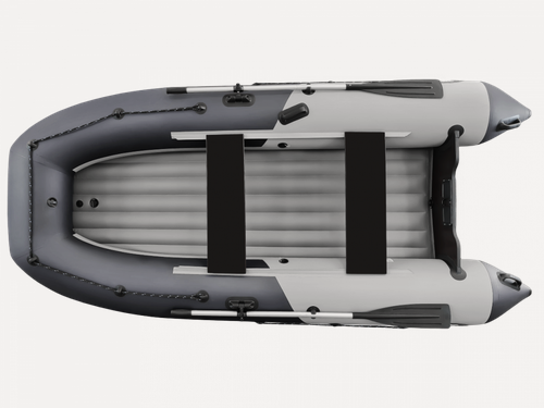Изображение товара Надувная лодка НДНД Grouper 335 (серо-графитовый)