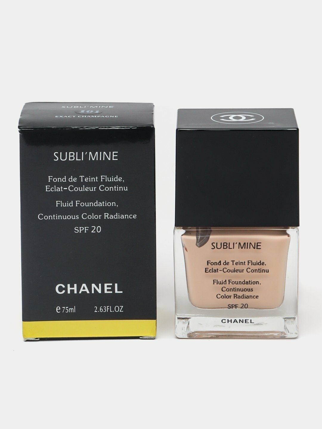 Тональный крем обладает свойством защищать от солнца благодаря SPF 20 (Chanel).