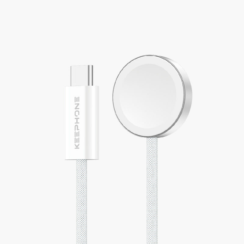 Магнитное зарядное устройство, 2-в-1, для iWatch, кабель Type-C, 1,2м