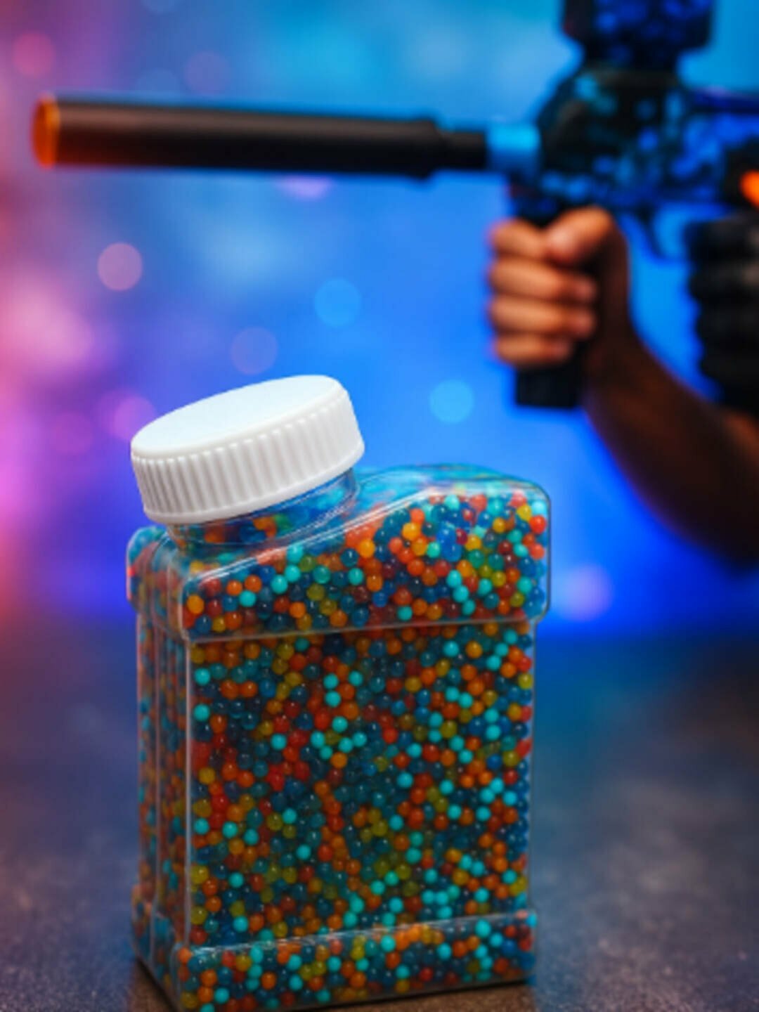 Орбиз пули, растущие, подходят для всех типов игрушечных пистолетов и автоматов, 5 г гидрогелиевые шары