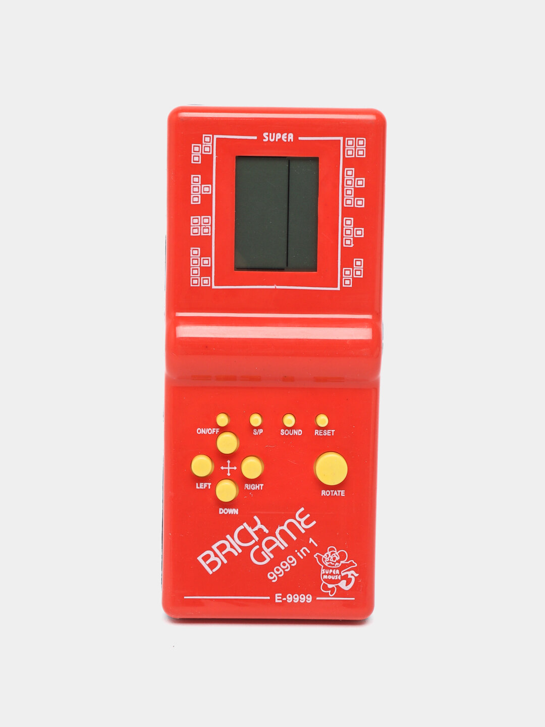 Тетрис электронный, на батарейках, игра головоломка для детей и взрослых, случайный цвет