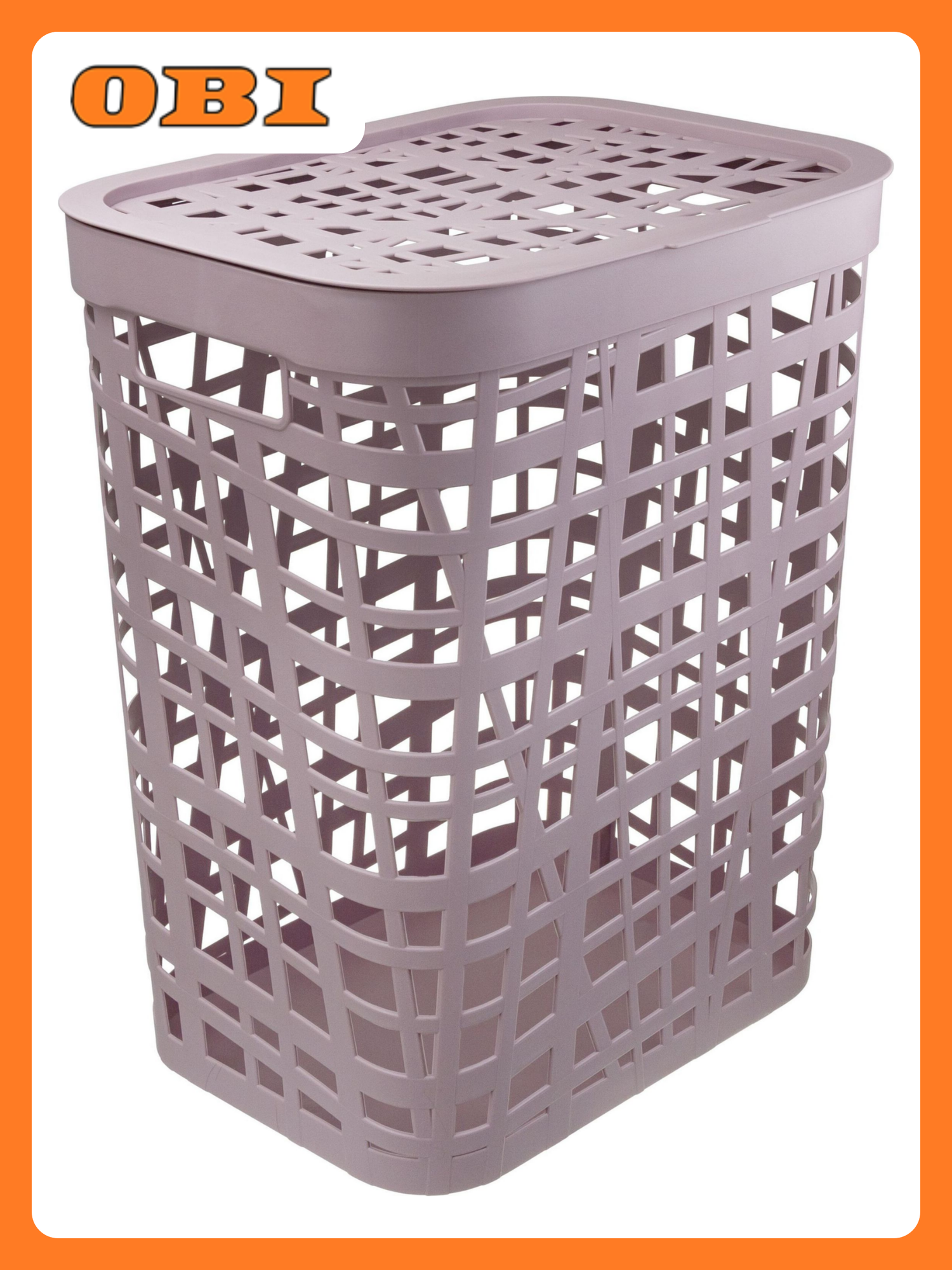 Корзина IDEA полипропилен лавандовый 520x440x360 мм 55л