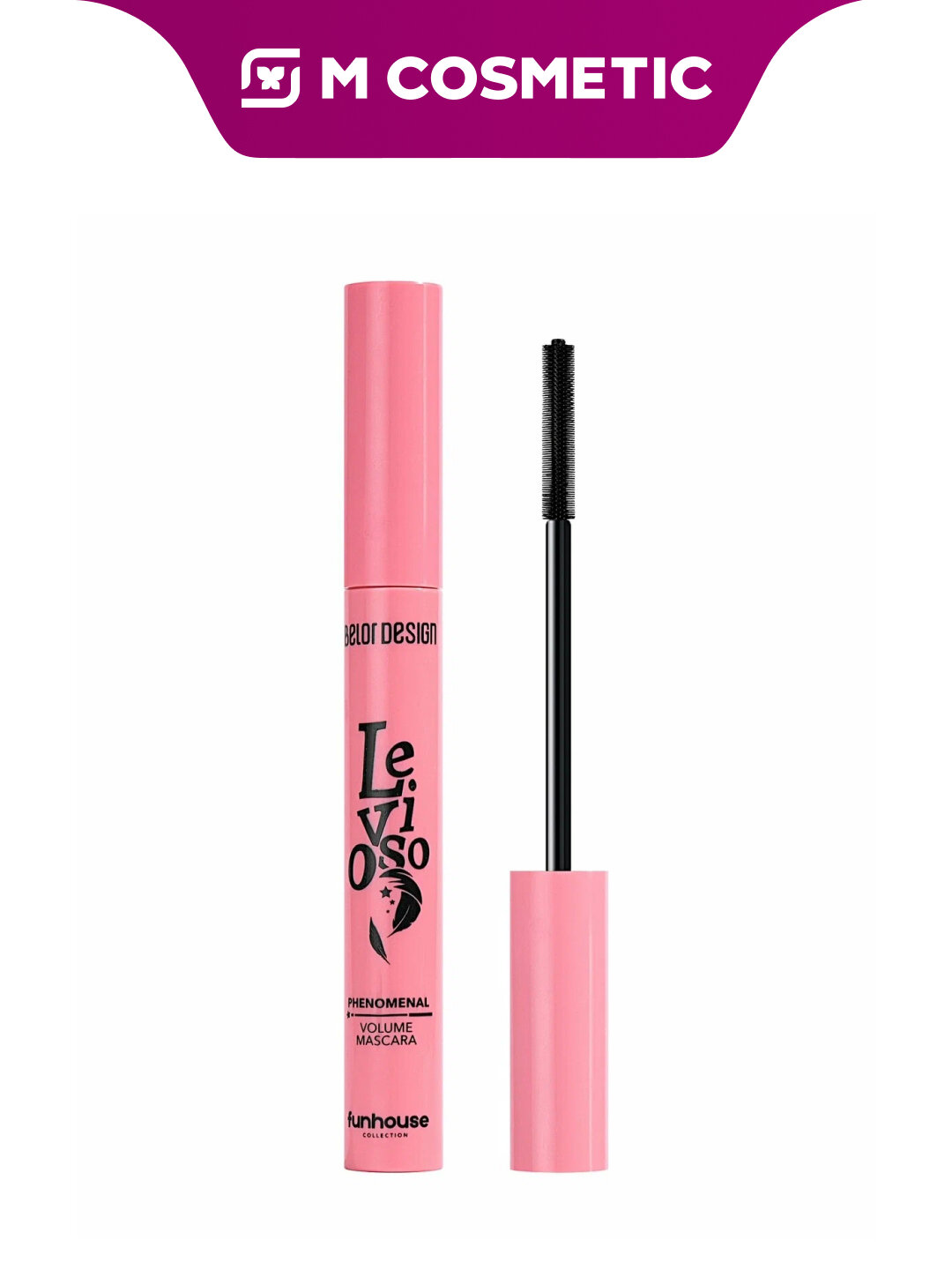 Тушь для ресниц Belor Design Levioso Funhouse, феноменальный объём, кремовая текстура