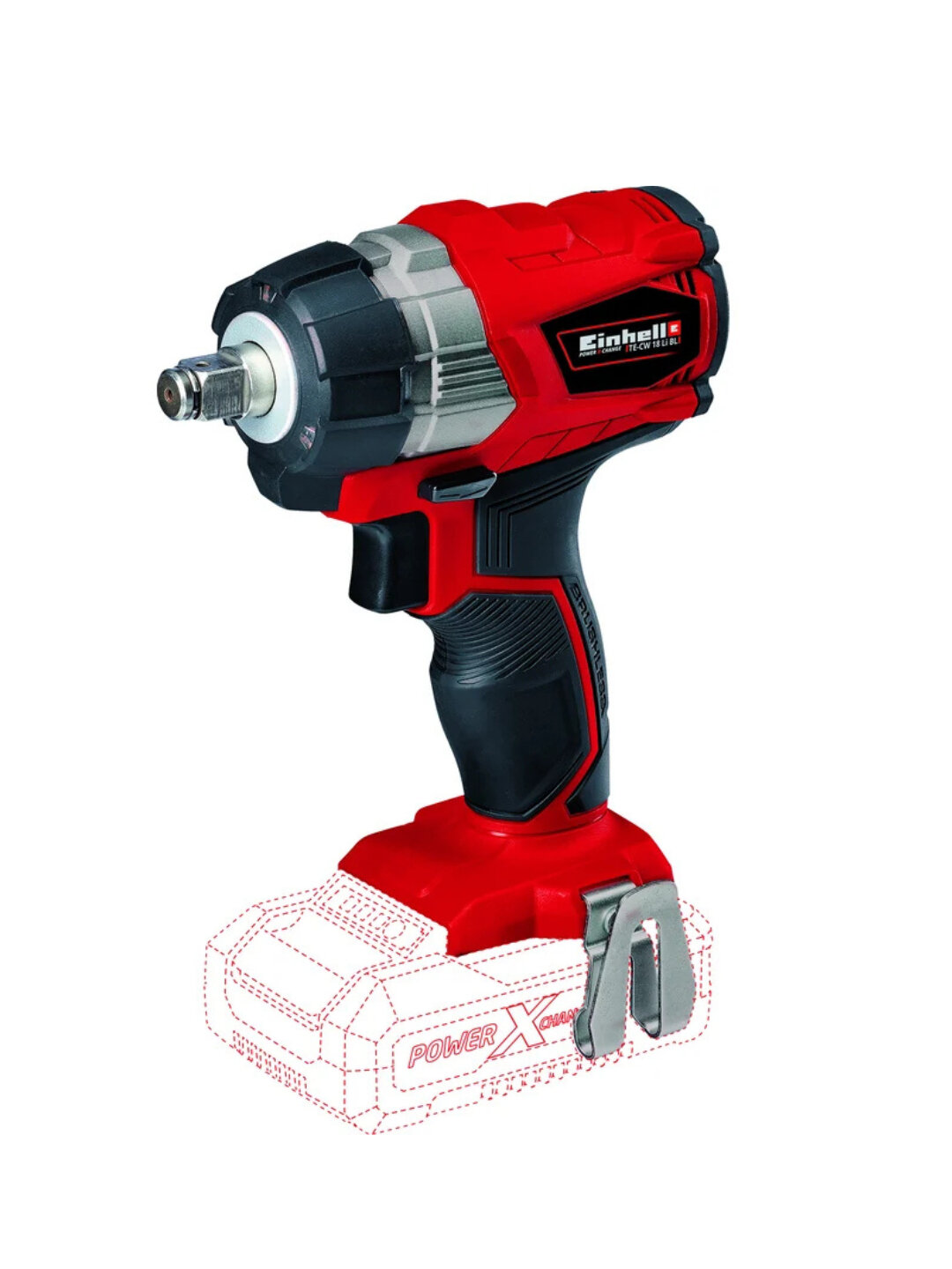 Бесщёточный гайковёрт Einhell TE-CW 18 Li BL Solo 4510040 18В до 215 Н·м без АКБ/ЗУ