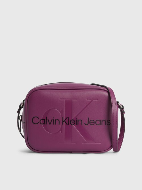 Сумка кросс-боди CALVIN KLEIN, фактура гладкая, розовый