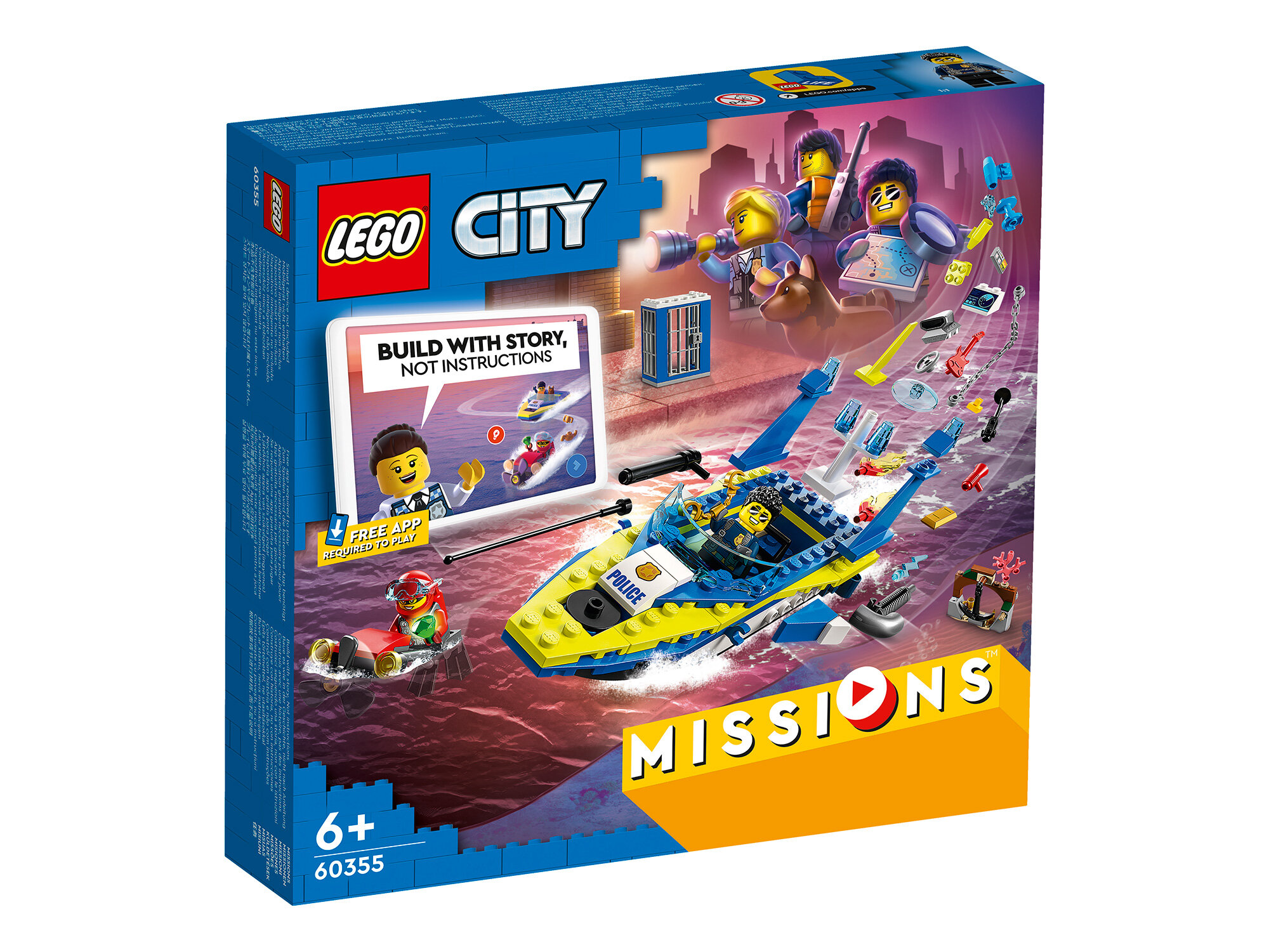 фото Конструктор LEGO City 60355: Детективные миссии водной полиции