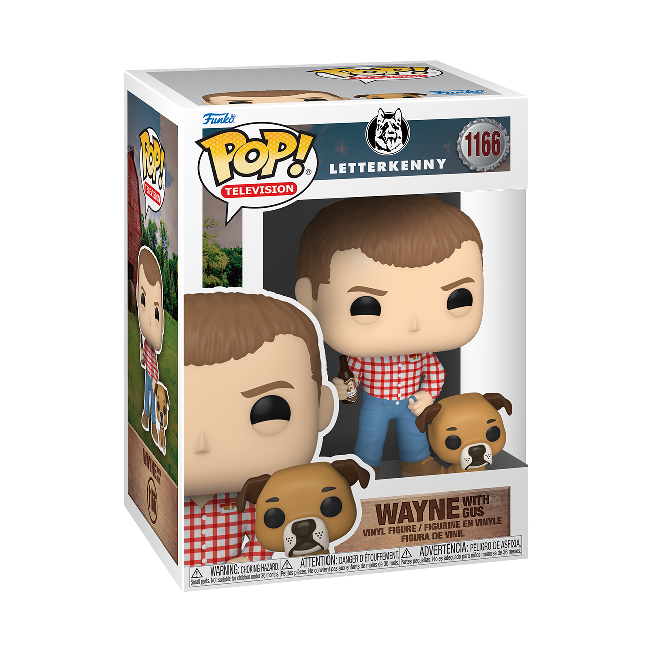 Фигурки Funko POP! TV Bobble Letterkenny Wayne & Gus бежевый