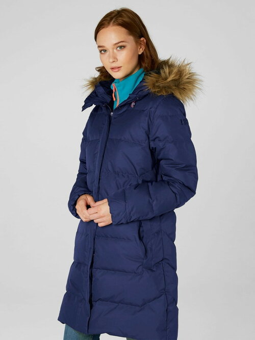 Пуховик Helly Hansen, размер XS, синий