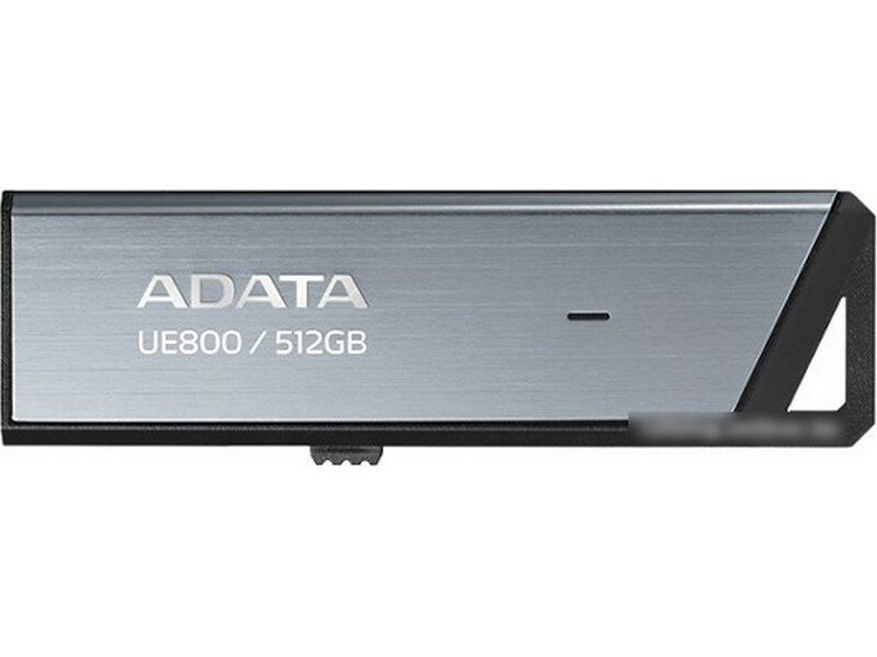 Флешка A-Data UE800 512ГБ USB3.2 серебристый (AELI-UE800-512G-CSG)