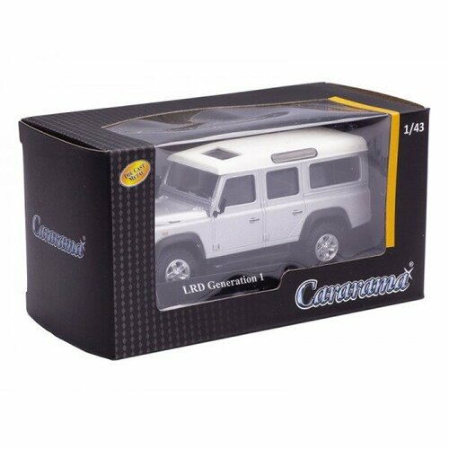 Машинка Cararama Land Rover Defender Generation 1 серебристый 1/43, арт.34332 машинка cararama land rover defender generation 1 серебристый 1 43 арт 34332