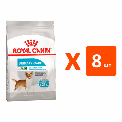 ROYAL CANIN MINI URINARY CARE для взрослых собак маленьких пород при мочекаменной болезни (1 кг х 8 шт)