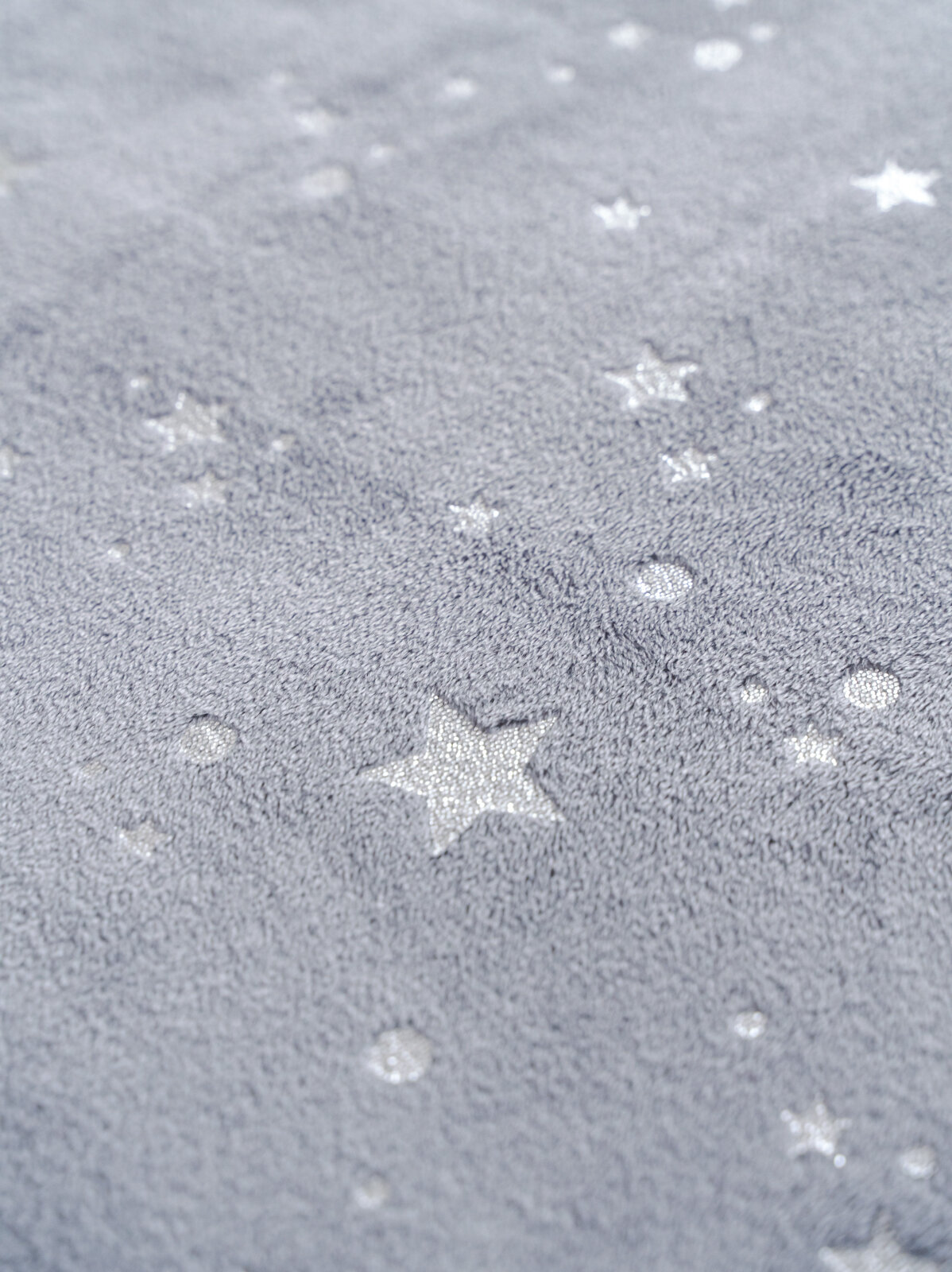 Плед новогодний Павлина Звезды на сером, 200х220 - фотография № 7