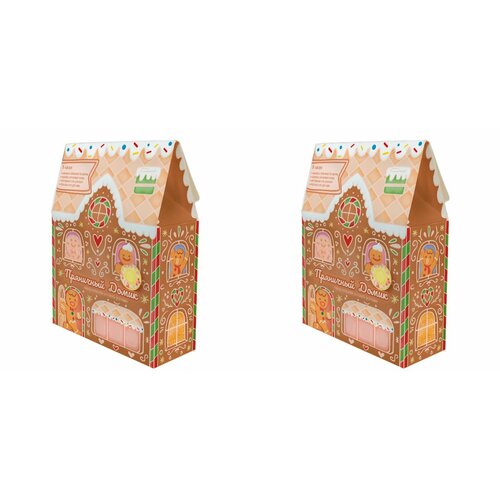 Laboratory KATRIN Candy bath bar косметический набор для тела, 400 г пряничный домик, 2 шт.
