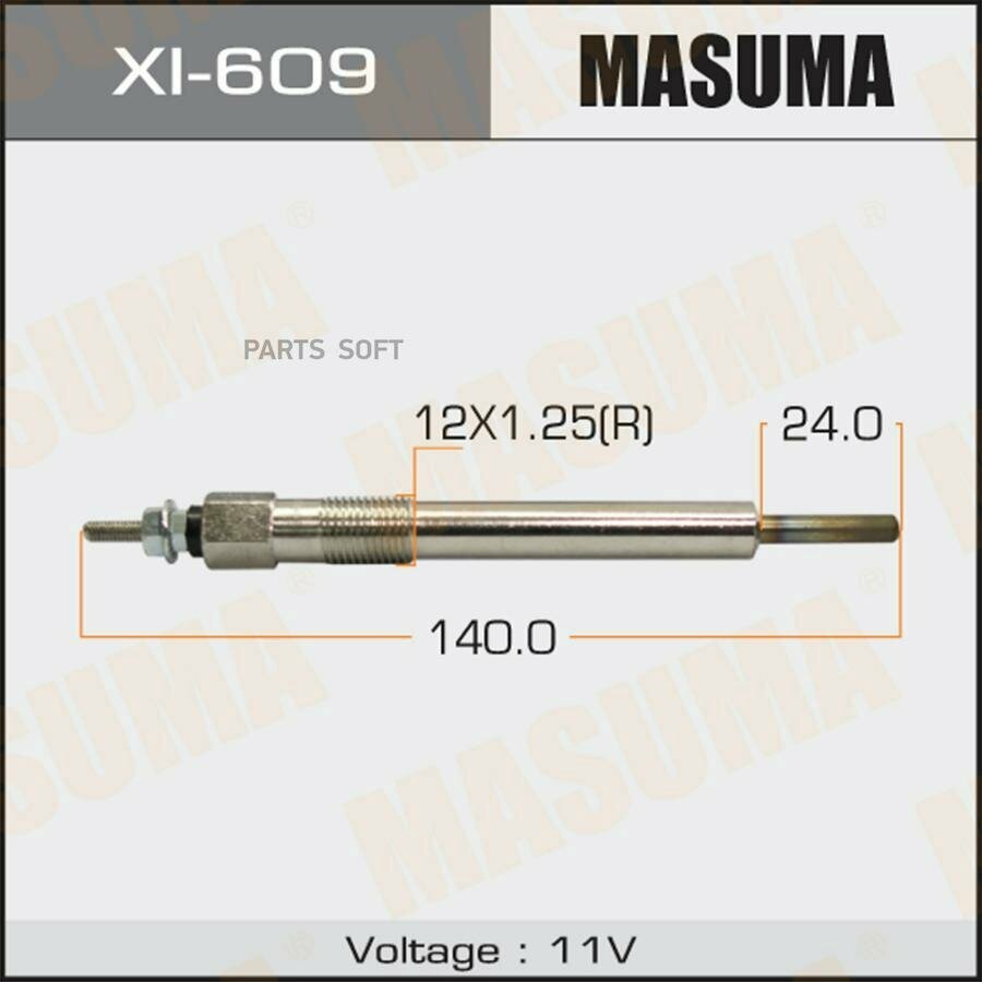 MASUMA XI-609 Свеча накаливания