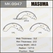 Mk-9947_Колодки Барабанные Suzuki Vitara 1.6I-2.0Td 88> Masuma арт. MK-9947