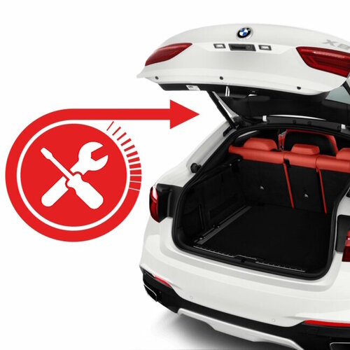 Электропривод багажника для BMW X6 F16 2014-2015гв (комплект, 1 разъём). Электропривод багажника для бмв х6 ф16