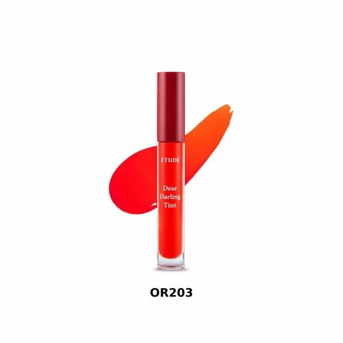 ETUDE HOUSE Dear Darling Water Gel Tint #03 OR203 Увлажняющий гелевый тинт для губ, 4.5 г.