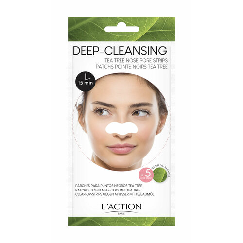 Очищающее средство L Action Tea Tree Nose Pore Strips