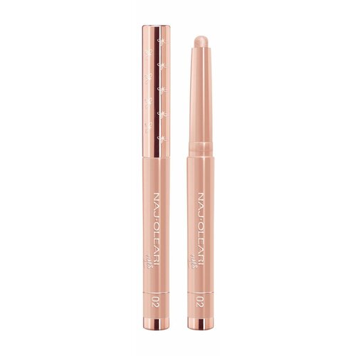 Кремовые тени для век в стике 2 metallic pink Naj Oleari Absolute Stay Eyeshadow