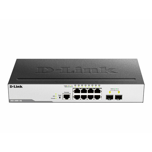Коммутатор D-LINK DGS-3000-10LB1A 20430₽