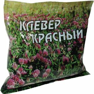 Сидерат Зеленый Ковер "Клевер красный сорт Трубетчинский местный", 0.5 кг