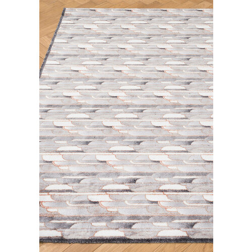 Коврик придверный 100 на 200 см для прихожей, серый Empire Soft Pearly Symphony 02