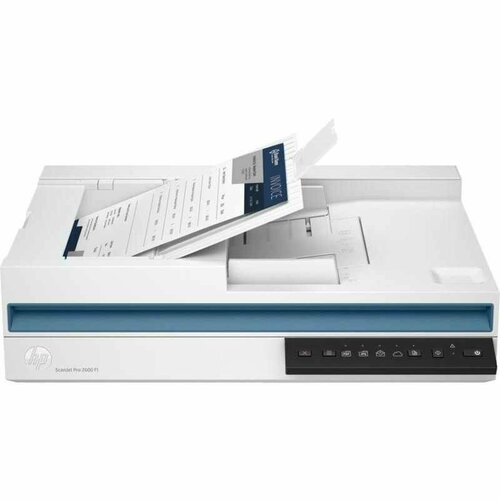 Сканер HP ScanJet Pro 2600 f1 Flatbed Scanner (20G05A), А4, 1200dpi,24 bit сканер hp scanjet pro 2600 f1 flatbed scanner 20g05a b19