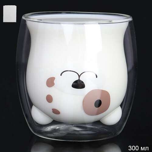 Стакан 300 мл с двойными стенками Мордочка 599₽