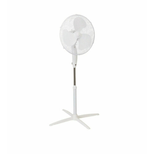 Вентилятор напольный 45 Вт D40 см цвет белый 242500₽